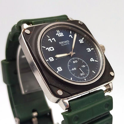 【Battery Replaced】Rare, Excellent Condition Seiko Silver Wave, Made in 1981