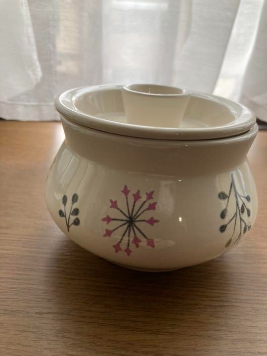 Franciscan 1950s Pot 9.5cm Ceramic Antique Collectible Used