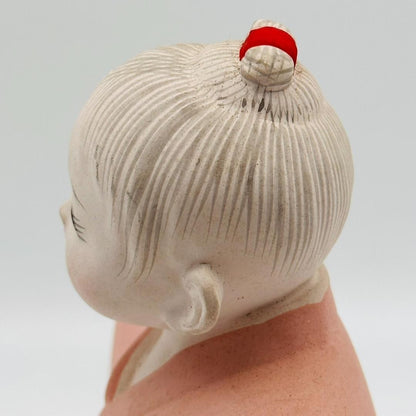 T Hakata Doll Japanese Traditional Crafts Kokeshi Uguisu Bird Kimono Girl