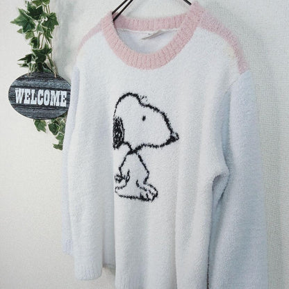 Gelato Pique m122 Snoopy Pullover F White Fluffy