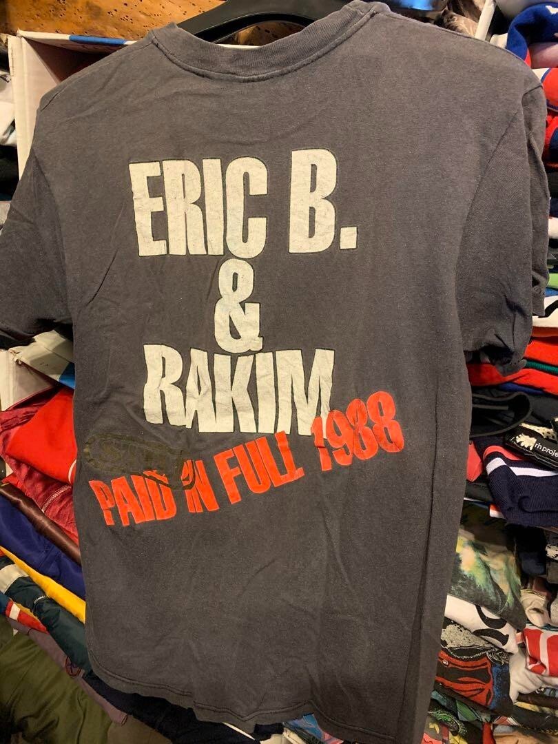 1988 Eric B and Rakim Men's T Shirt Size M Super Rare 80s Vintage Used