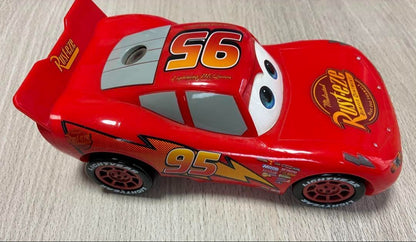 DISNEY PIXAR Cars Lightning McQueen Miniature car-shaped clock Rust-eze design