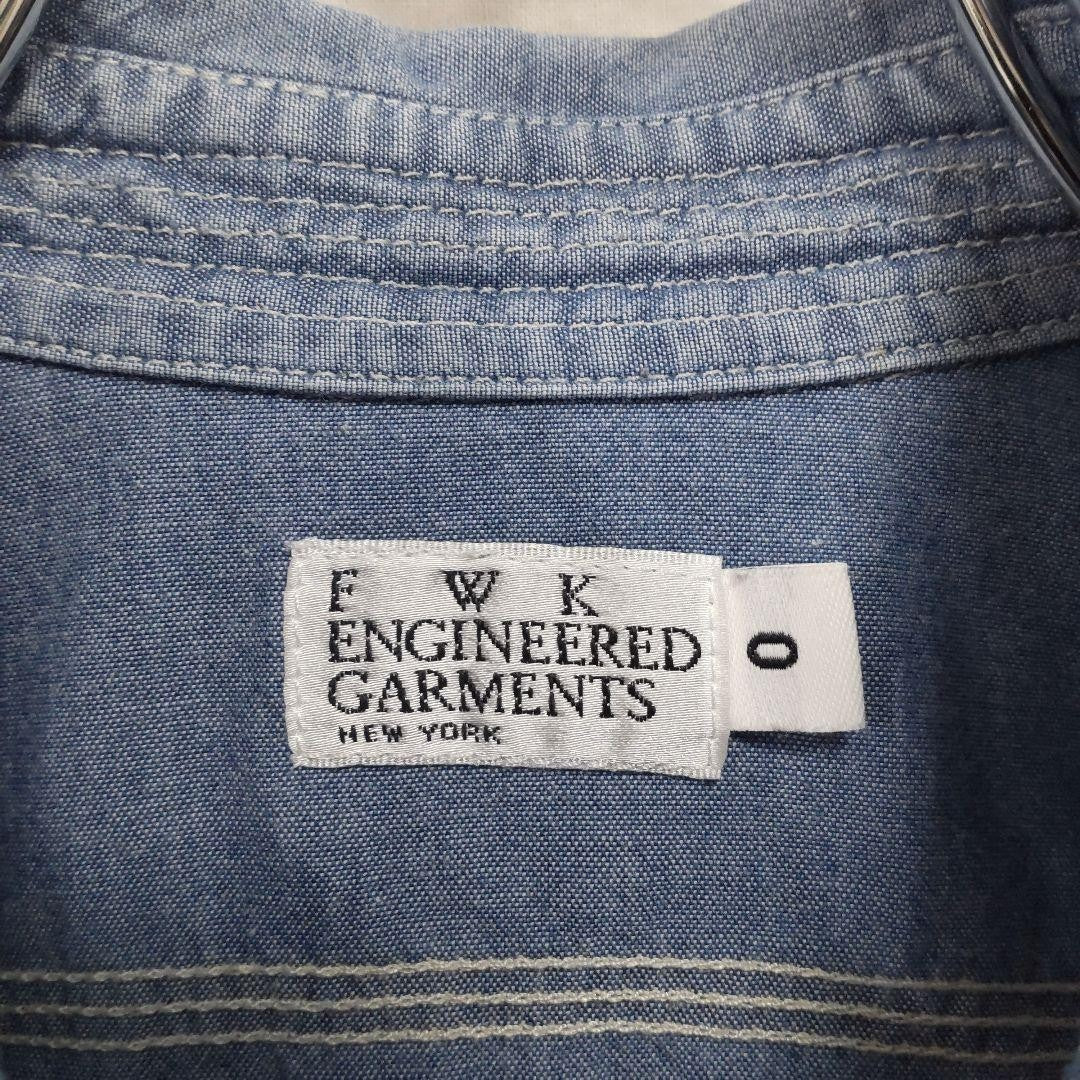 Engineered Garments Chambray Work Shirt 100% Cotton Vintage Made in USA