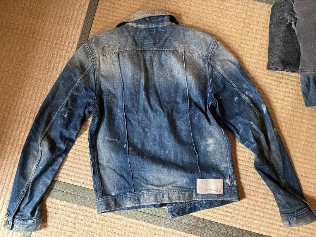 Diesel Men S Denim Jacket Blue Cotton Luxury Casual Streetwear Italian Fashion