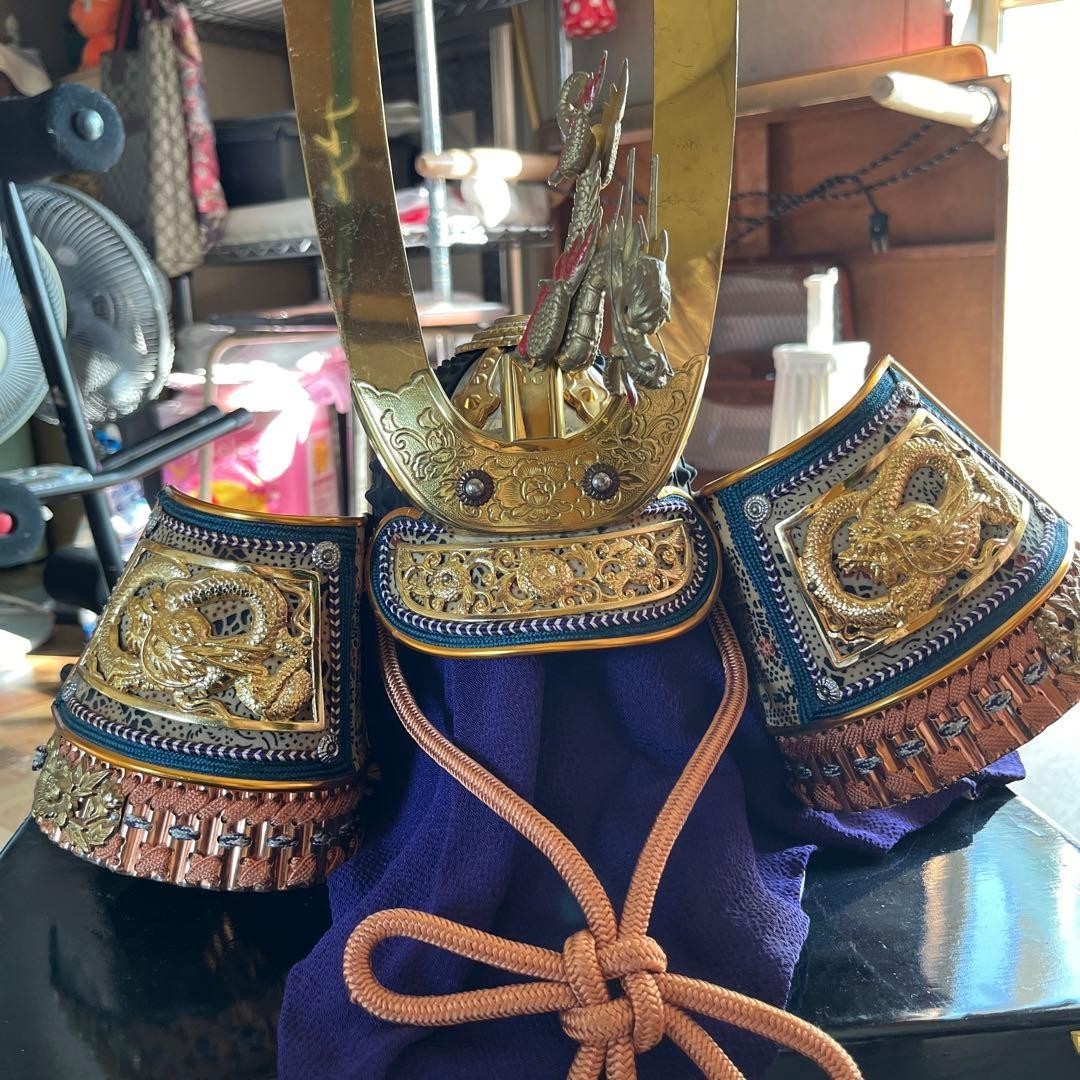 Rare Showa Retro! 50-Year-Old Traditional May Doll Set - Fully Preserved Item
