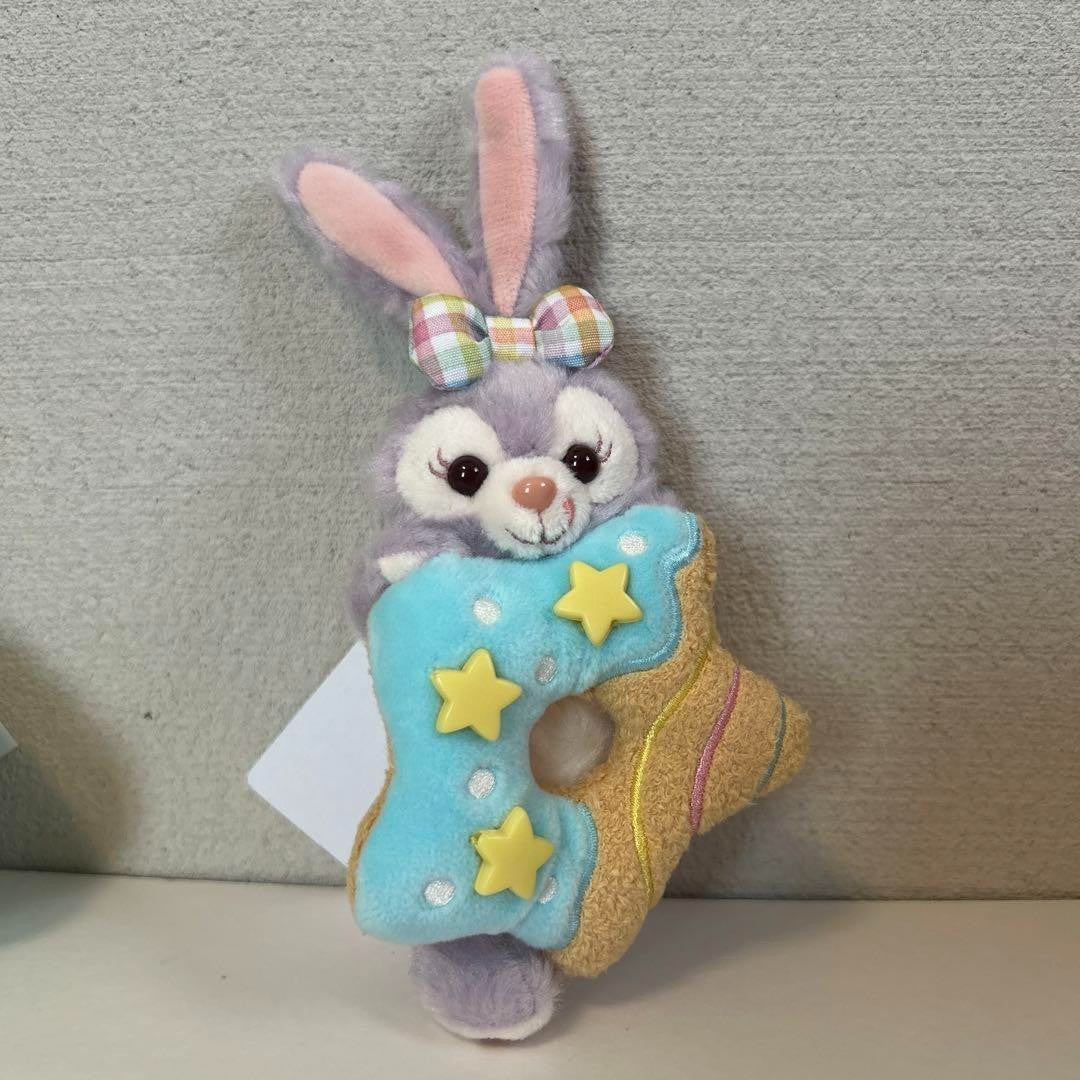 Duffy ShellieMay Gelatoni StellaLou CookieAnn Plush Bag Clip Set Disney Used Jap