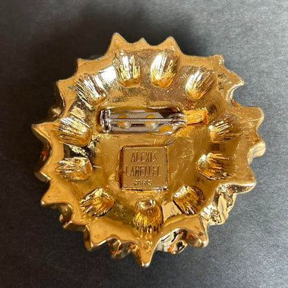 Rare Alexis Lahellec Paris Vintage Brooch Made in France Europe