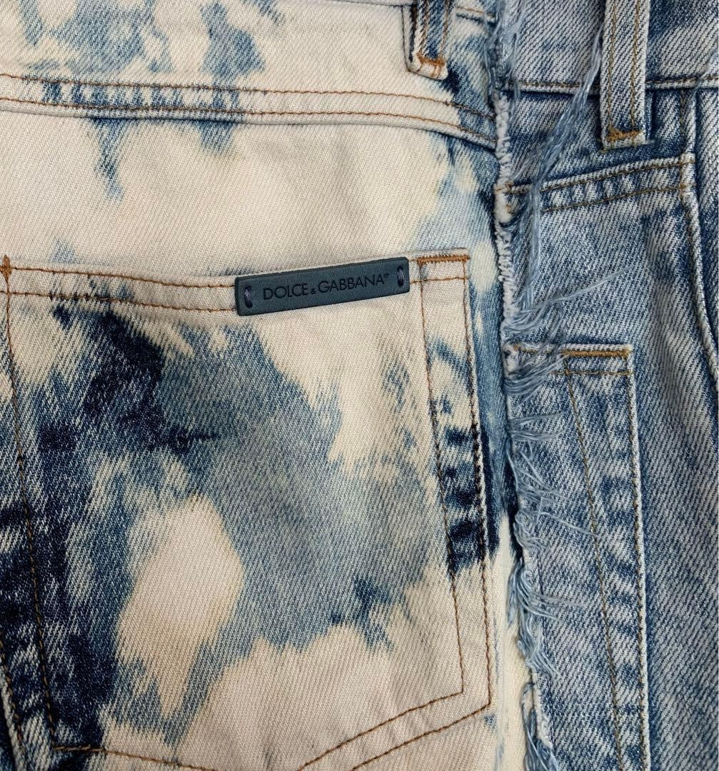 Dolce Gabbana Patchwork Denim