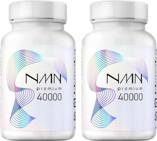 Premium 40,000mg Supplement (99.9% Pure) w/ Collagen & HA (120 Caps, 2-Pack)