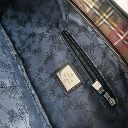 Vivienne Westwood Checkered Shoulder Bag 521