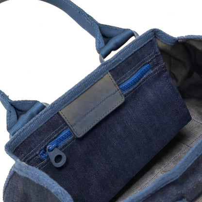 MARC JACOBS Denim Tote Bag Casual Blue 29 to 44 cm Width 24 cm Height