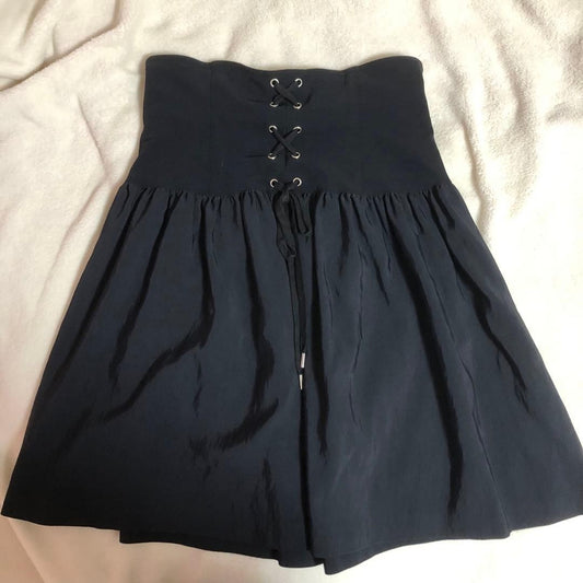 Jeanpaul Gaultier Junior Black Flare Skirt Free Size