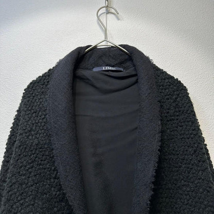 Limi Feu Japan Wool Layered Buttonless Knit Cardigan Size S