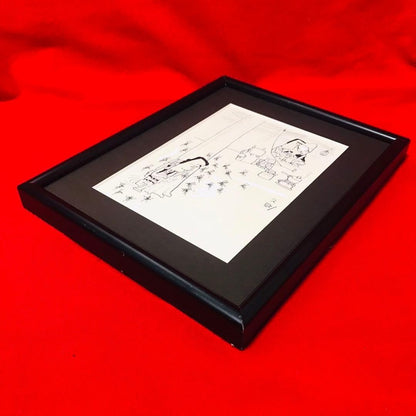 Original Hand-Drawn Artwork by Hisanori Iwamoto Garo Illustration Framed Artwork