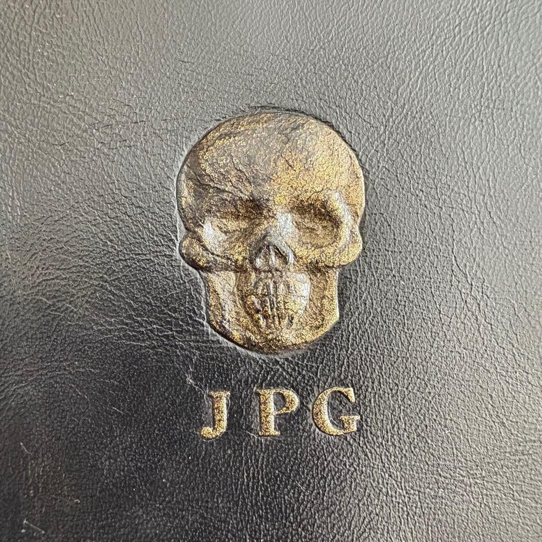 Jean Paul Gaultier Skull Leather Backpack 25cm Black Rare Design