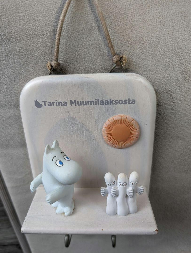 RARE Moomin Wall Hangings Interior Key Hanger Holder Hattifattener