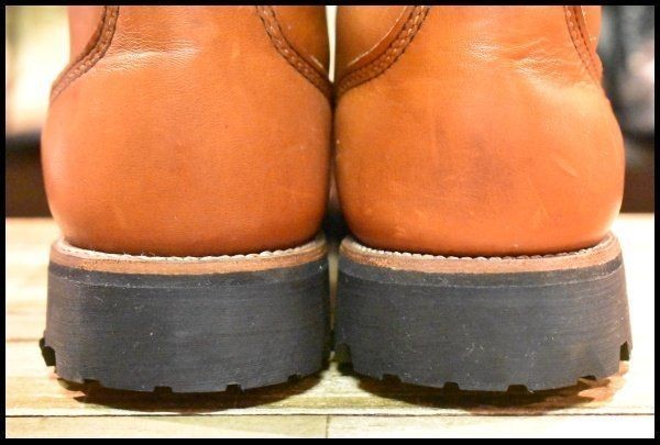 Red Wing 845 Vintage 12B Dog Tag Long Lace-Up Boots Oro Russet 9.5D Fit USA
