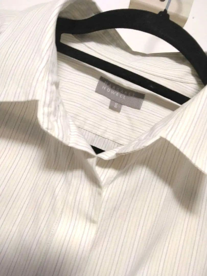 Margaret Howell Short Sleeve Blouse M Size 100% Cotton
