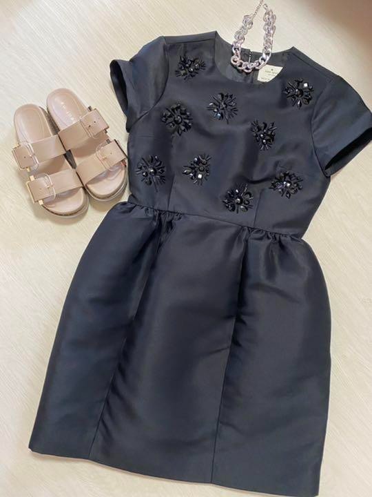 Kate Spade New York Bijou Dress 0 Black