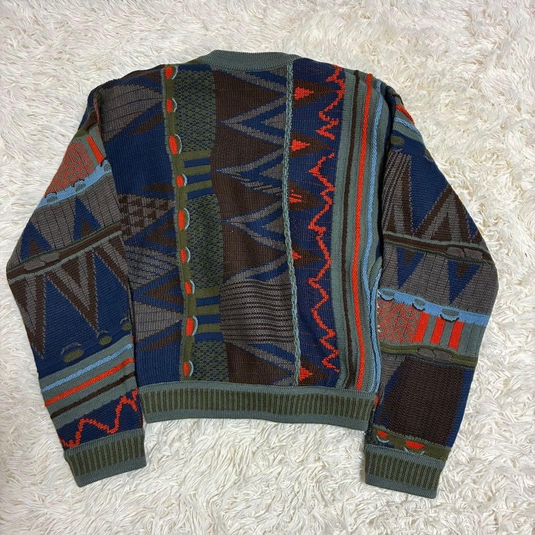 COOGI 3D Knit All-Over Print Cardigan and Skirt Set Made in Australia