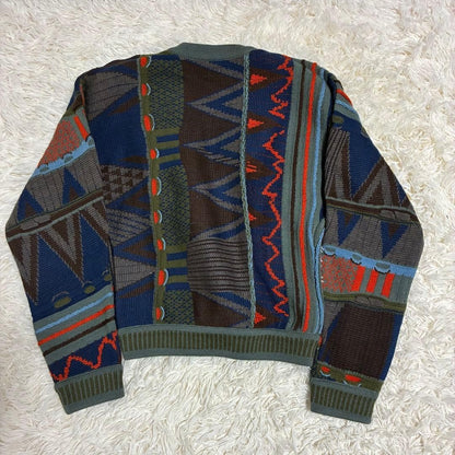 COOGI 3D Knit All-Over Print Cardigan and Skirt Set Made in Australia