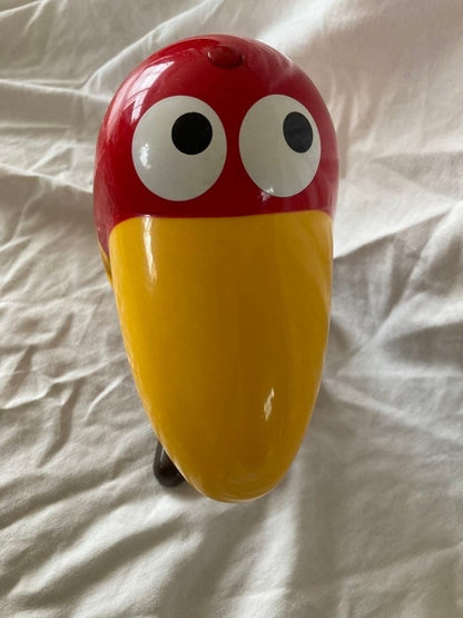 Kyoro-chan Chocolate Ball Talking Alarm Clock 8.3 inches high Rare