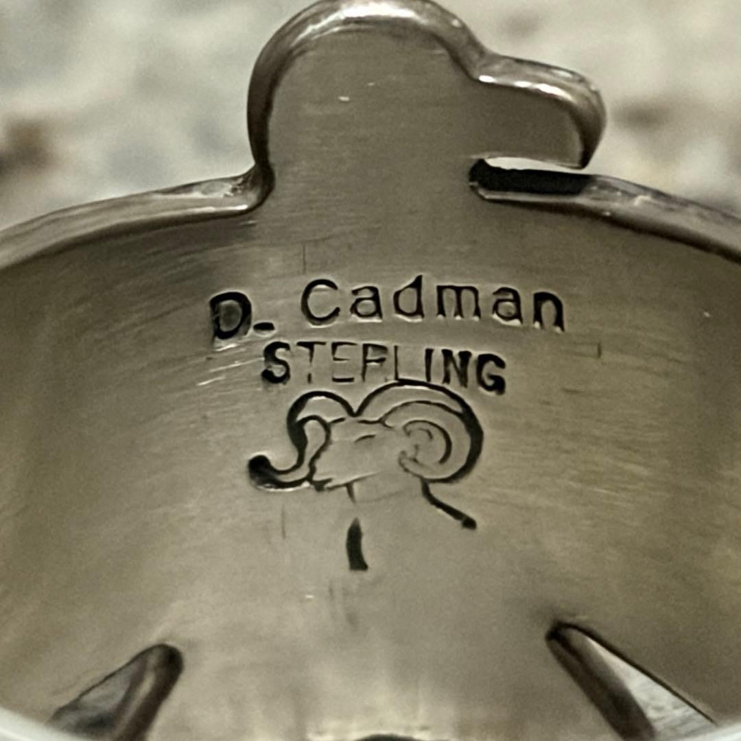 Darrell Cadman Navajo Turquoise Silver Thunderbird Ring