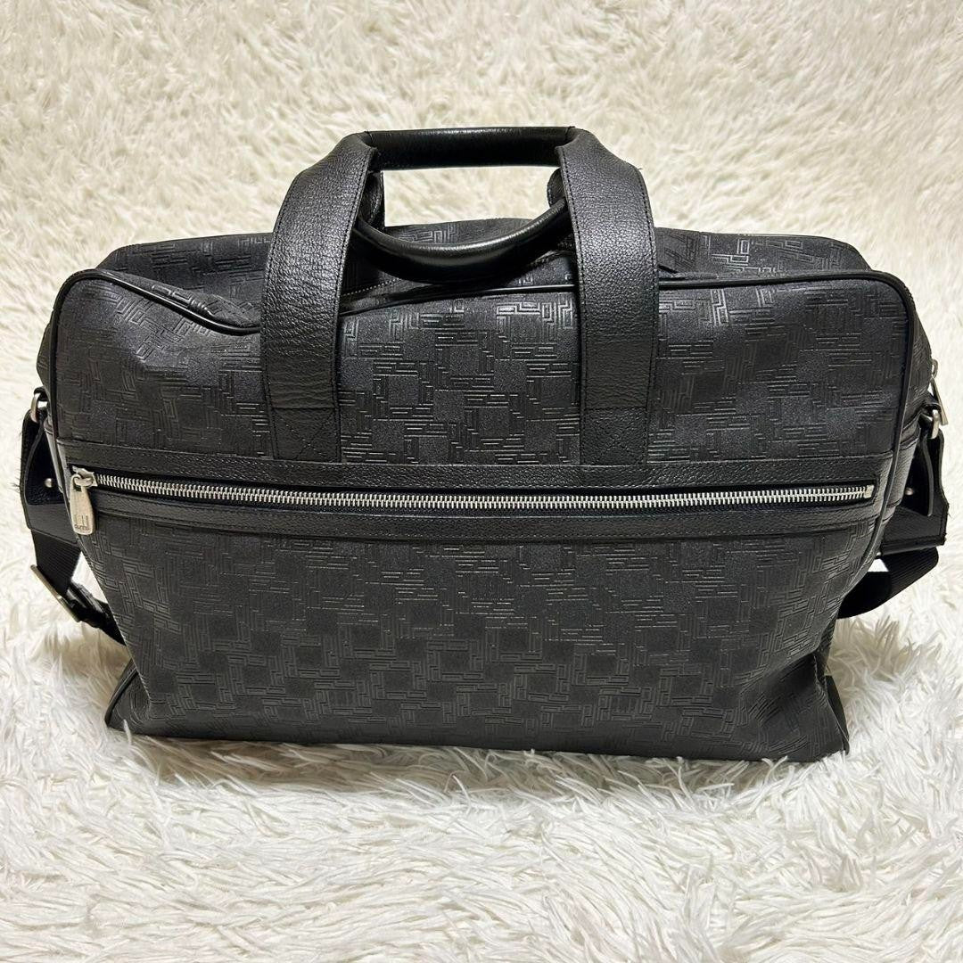 dunhill D Eight 2way Boston Bag Authentic