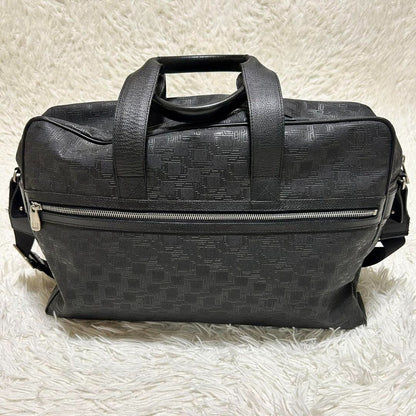 dunhill D Eight 2way Boston Bag Authentic