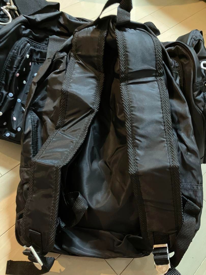 Mezzo Piano Boston Bag with Attached Backpack, Multi-Use, Used