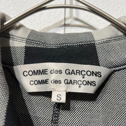 2011 Comme des Garcons Women's Modified Check Coat Rare Black Gray Size S Used