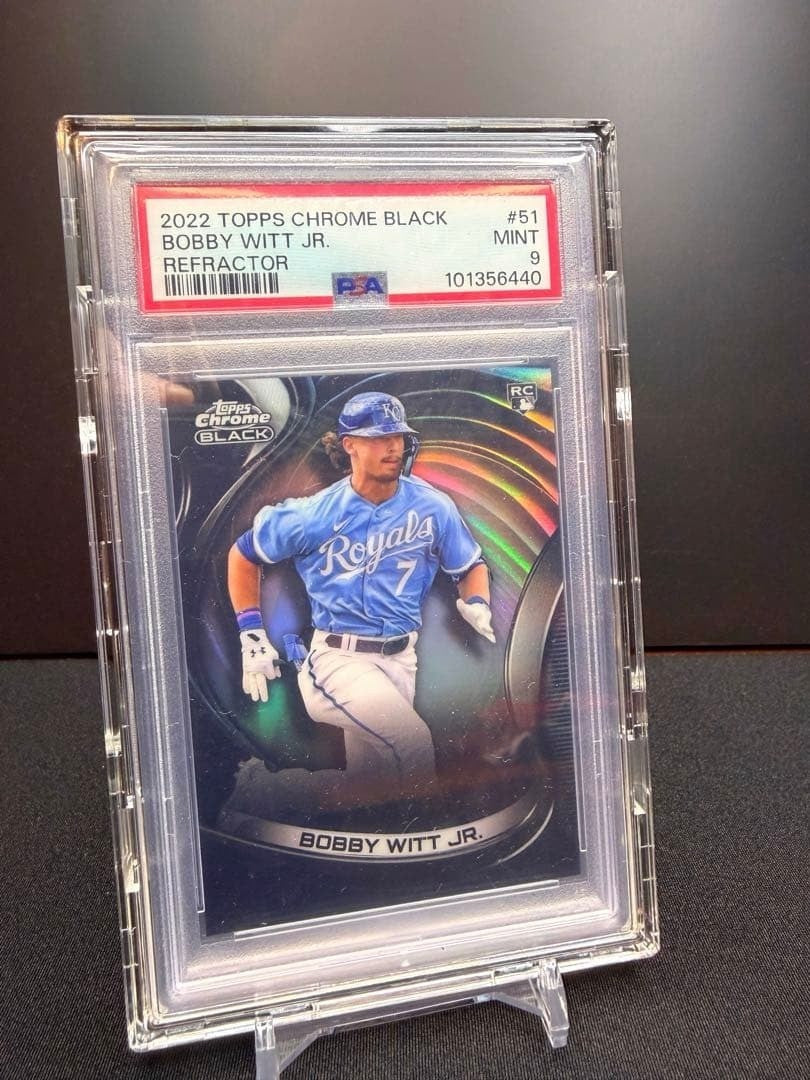 2022 Topps Chrome Black Refractor Bobby Witt Jr. PSA9 from Japan