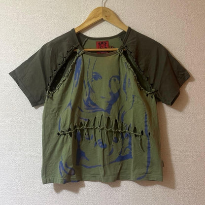 heaven by Marc Jacobs Graphic Tee T Shirt Khaki Size L Pre-owned From JAPAN