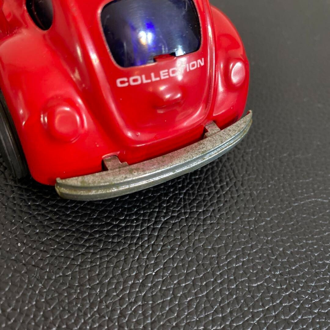 Rare 1990s retro antique fancy miniature car tinplate red WAGEN