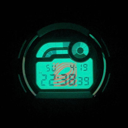 Casio G-Shock Dw-9500 Quartz Digital Wristwatch White Blue Vintage Used Japan