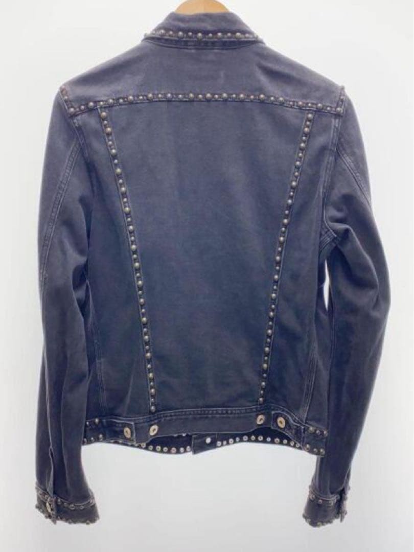 Diesel Men M Studded Denim Jacket 00S Vintage Luxury Casual Italian Fashion Used