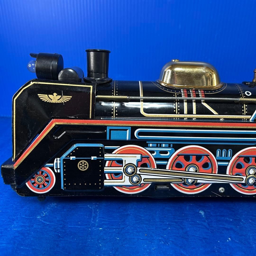 【Showa Retro】Masudaya Degoichiroko D5177 Steam Locomotive Tinplate Locomotive