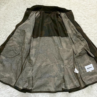 Barbour Camouflage Military Jacket Blouson Coat Men Size 38 With Pins