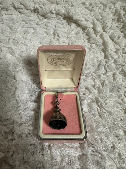 Disney Belle Silver Charm Necklace Sterling 925 Limited Edition