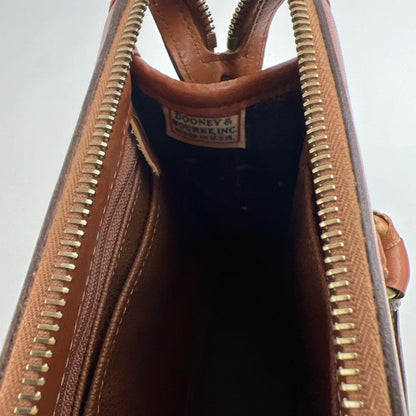 "Dooney & Bourke Leather Tote Bag YJ202 8.7x12.6x3.9 Inch" /Used++