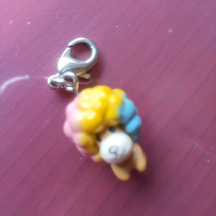 Afro Ken Strap Charm San-X Japan Heisei Retro Keychain Rare
