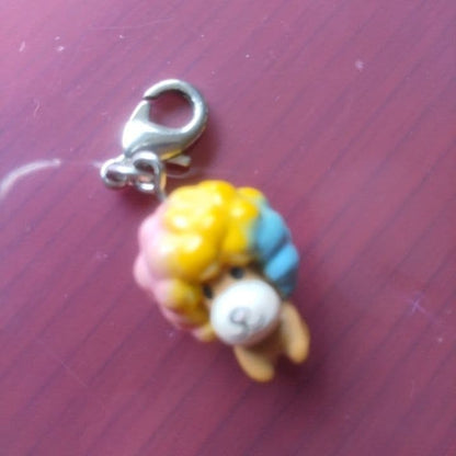 Afro Ken Strap Charm San-X Japan Heisei Retro Keychain Rare