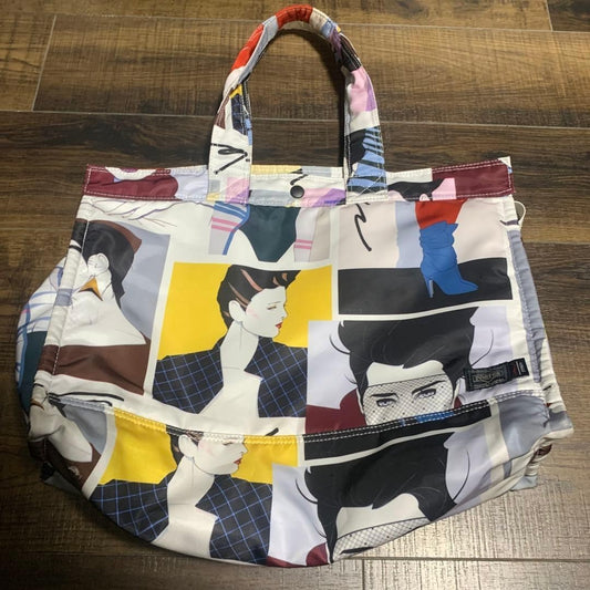 PORTER × JOYRICH Art Print Tote Bag Patrick Nagel Style Multicolor Japan Rare