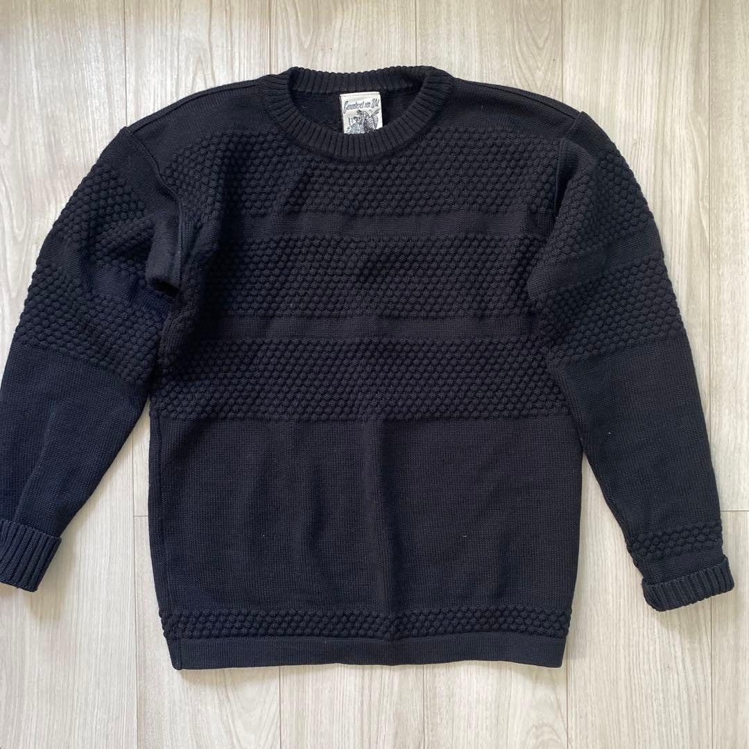 S.N.S HERNING Gandhi Knit S Size Black Merino Wool 100%