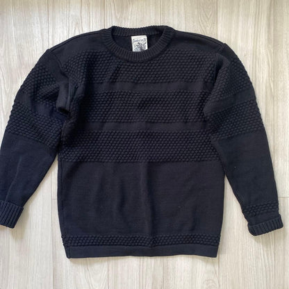 S.N.S HERNING Gandhi Knit S Size Black Merino Wool 100%
