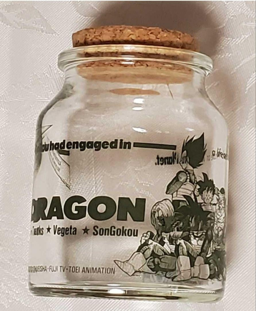 Dragon Ball Z Antique Glass Jar with Cork Lid Retro