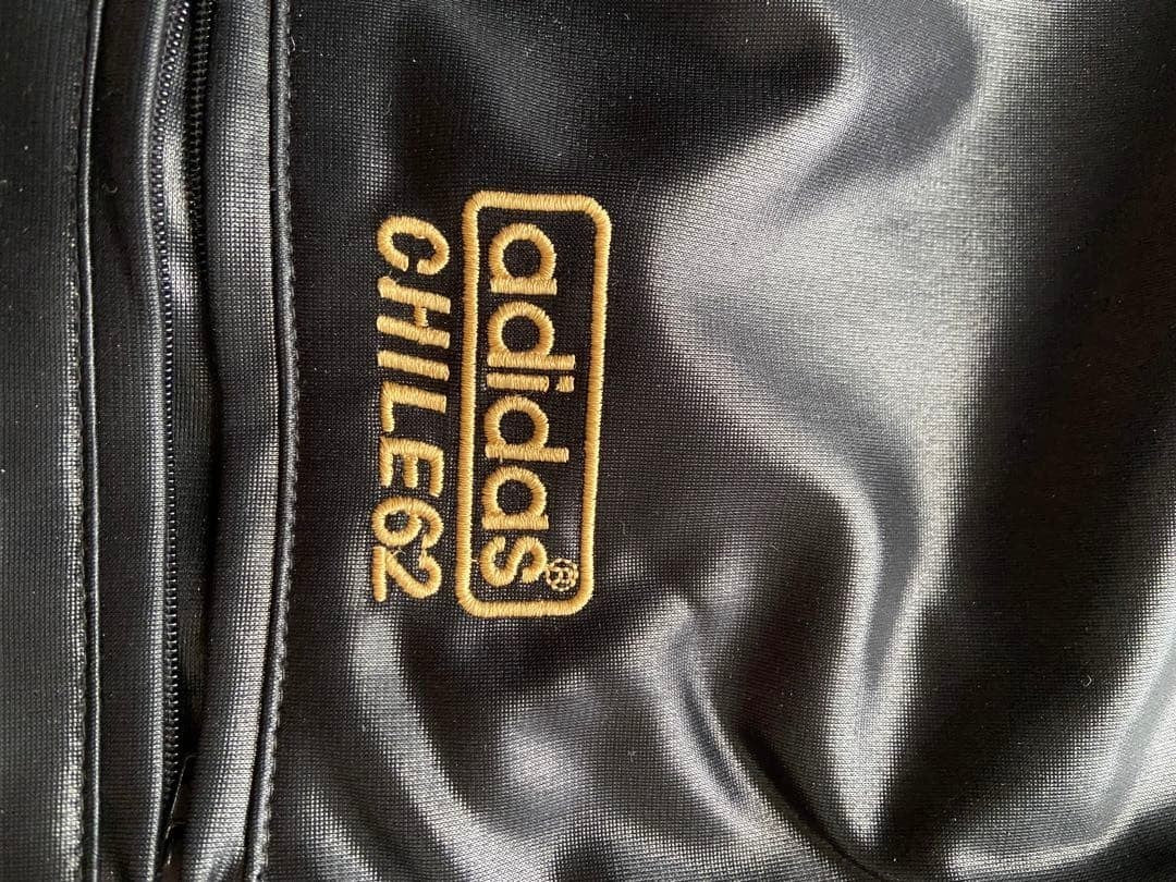 Adidas Chile62 Tracksuit Set Limited Edition Black Gold Stripe M Japan Rare