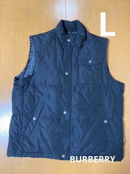 Burberry Golf Down Vest Black L Men's