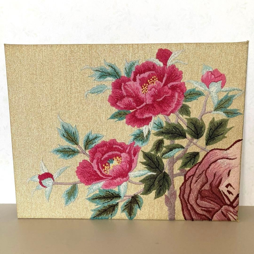 Embroidery art, cultural embroidery, Showa retro, Japanese-style interior