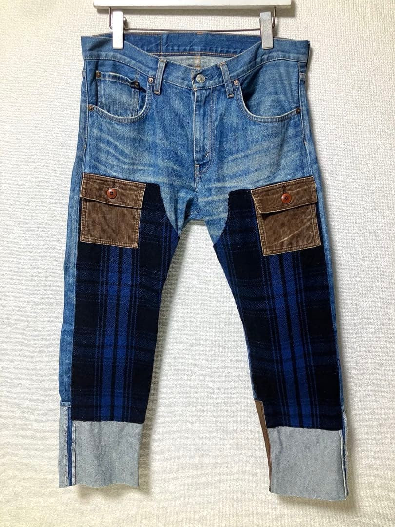 JUNYA WATANABE COMME des GARCONS Man Levi's Patchwork Jeans Denim Pants